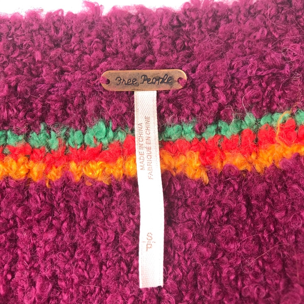 Free‎ People Sweater Best Day Ever Alpaca Boucle S - Picture 8 of 13